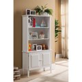 Kb 58 x 29 x 12 in. Tall Bookcase - White KB302726